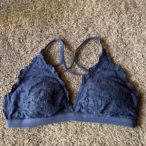 Aerie Blue Crossover Jersey Crossover Style
